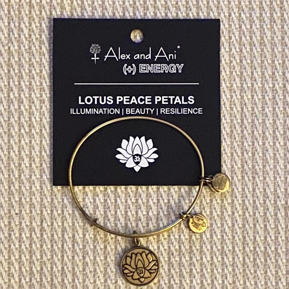 Alex and Ani Lotus Peace Petals Bracelet